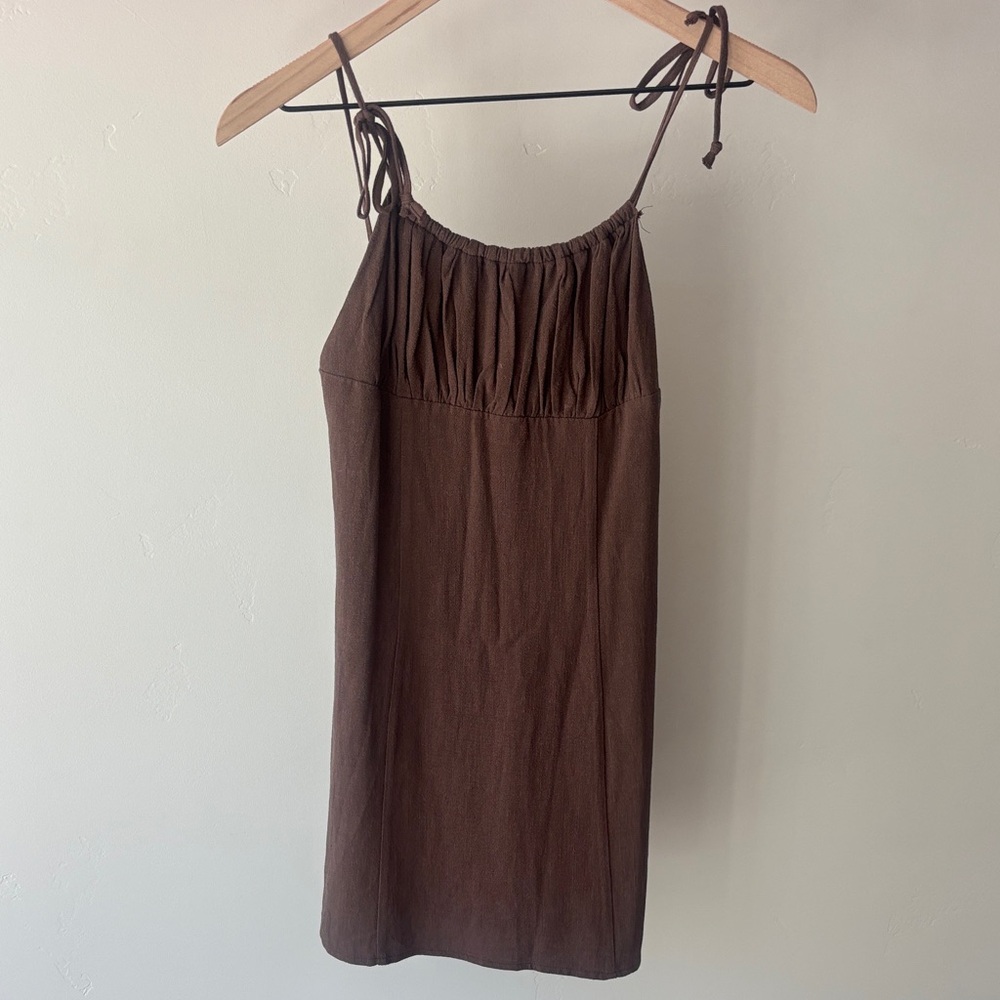 La Hearts Chocolate Brown Camisole